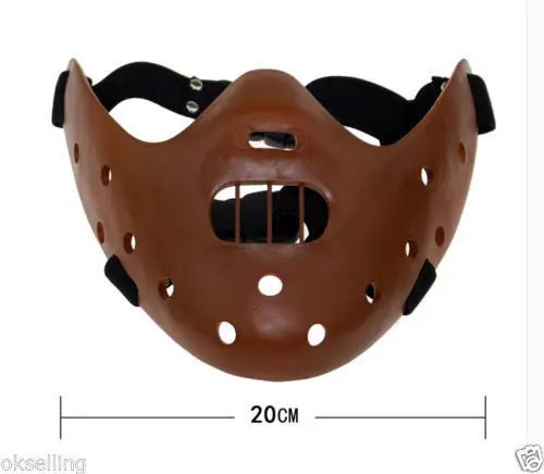 Resin Silence Of The Lambs Hannibal Lecter Corffee Mask Movie Halloween Costume New Marvel Festive &amp Party Supplies | Тематическая