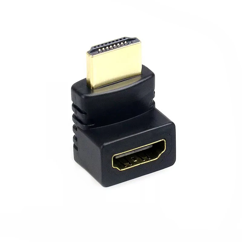 270/90 градусов правый угловой разъем HDMI A папа мама кабель адаптер преобразователь