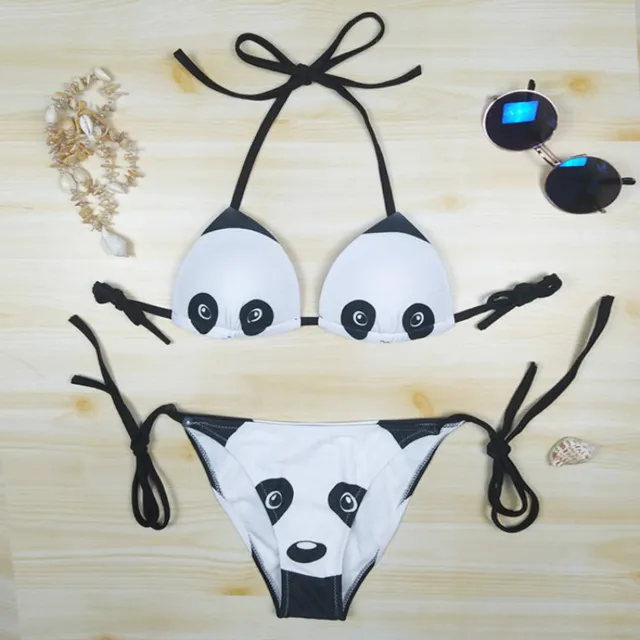 panda bathing suit beach wear women cartoon bikini set cute panda printed two pieces swimsuit strap padded swimwear bathing suit beachwear panda bathing suit beach wear women cartoon bikini set cute panda printed two pieces swimsuit strap padded swimwear bathing suit beachwear
