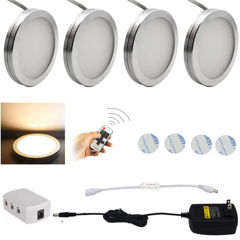 led under cabinet lights 4in1 rf white 06