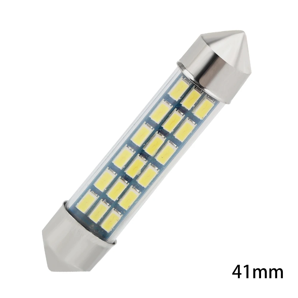 Автомобильный купольный свет C5W C10W 3014 SMD Canbus без ошибок супер яркий фестон 31 мм 36 мм 39 мм 41 мм Светодиодная лампа автомобильный плафон внутреннего освещения белый - Испускаемый цвет: 41MM