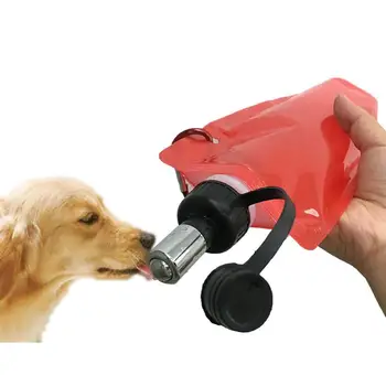 

Portable Collapsible No Drip Dog Cat Water Bag, Travel Pet Water Feeder Leak-Proof Water Dispenser For Travel
