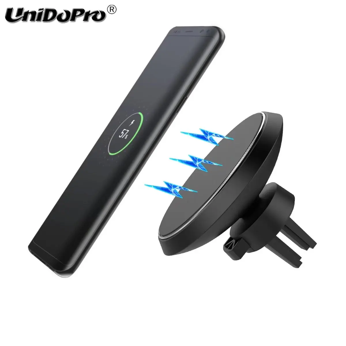 360 Rotation QI Standard Car Wireless Charger for LG G7 G6 V35