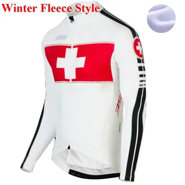 Швейцарская команда Велосипедная Джерси с длинным рукавом MTB Одежда велосипедная одежда Ciclismo Майо Трикотажный костюм для триатлона
