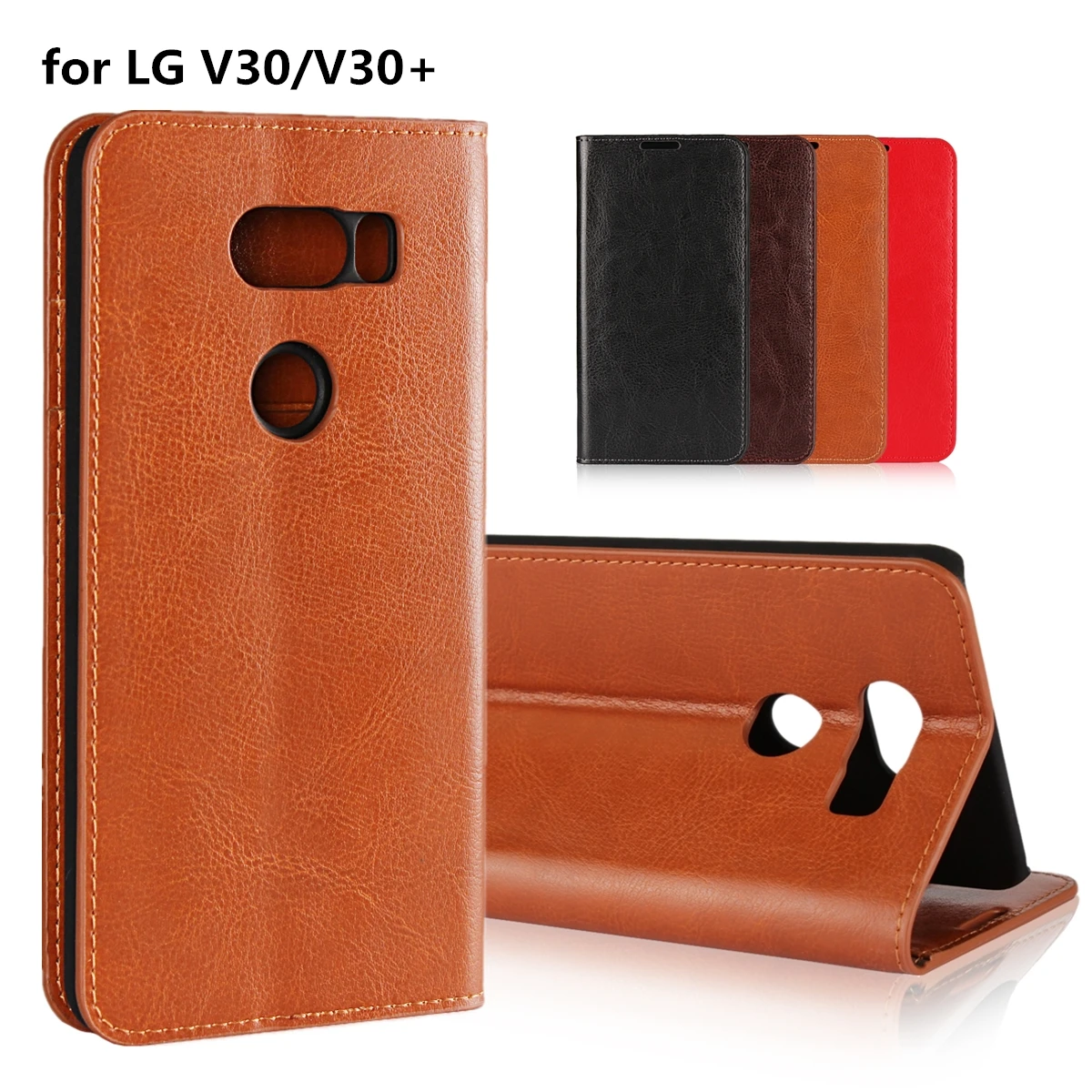 Luxury Wallet style phone Case Leather Case For LG V30 Flip Cover