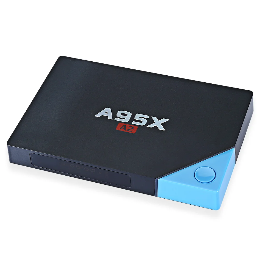 Оригинальный A95X A2 Смарт ТВ коробка Amlogic S912 Восьмиядерный Android 6 0 4K двухдиапазонный