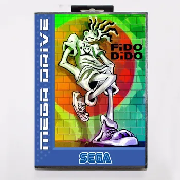 

Fido Dido 16 bit MD Game Card With Retail Box For Sega Megadrive/Genesis