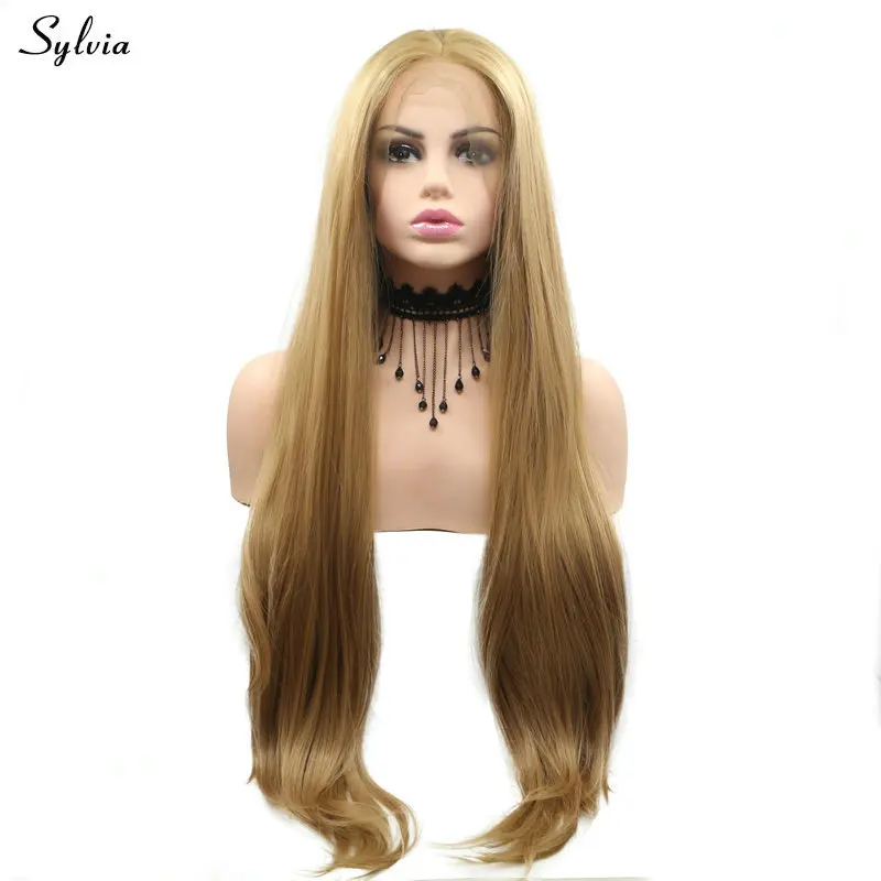 blonde synthetic wig (1)