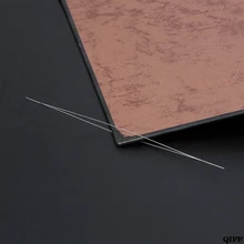 Прямая поставка и 10x Большой Глаз Изогнутые Бисероплетение Иглы для DIY браслет ожерелье нанизывание 125x0,6 мм APR29