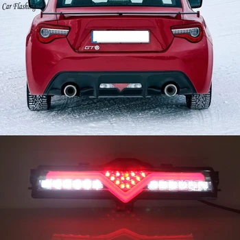 

Car flashing 1PCS LED Rear Fog Light Assembly Kit For Subaru BRZ Scion FR-S Toyota GT86 Tail Brake Reverse lamp Tail Rear lamp