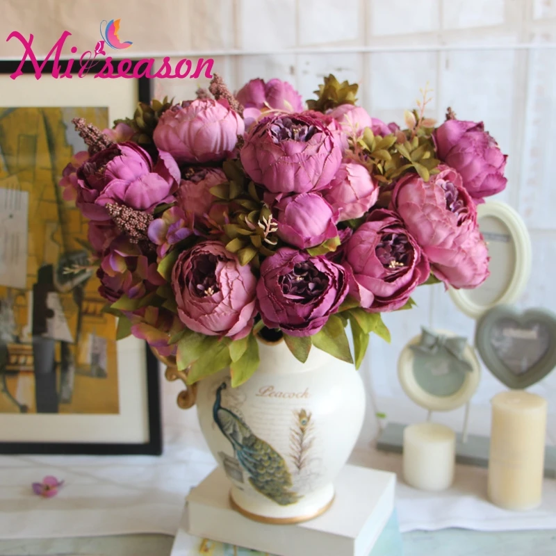 3 цвета 10 голов Прованс лаванда искусственные шелковые цветы для дома украшения для свадебной вечеринки подарок сушеные цветы