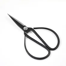 free shipping wangwuquan 120mm length forged carbon steel bonsai tool trimming scissors household snipper