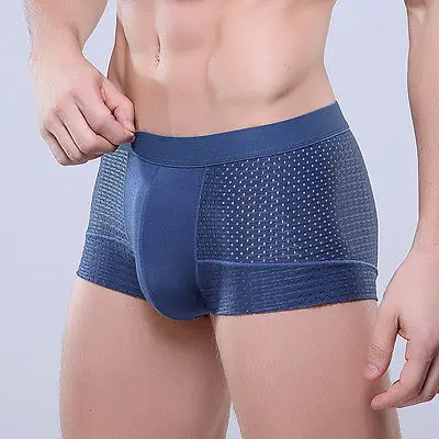 

New Men Cotton Underwear Boxer Shorts Bulge Pouch Underpants Breathable