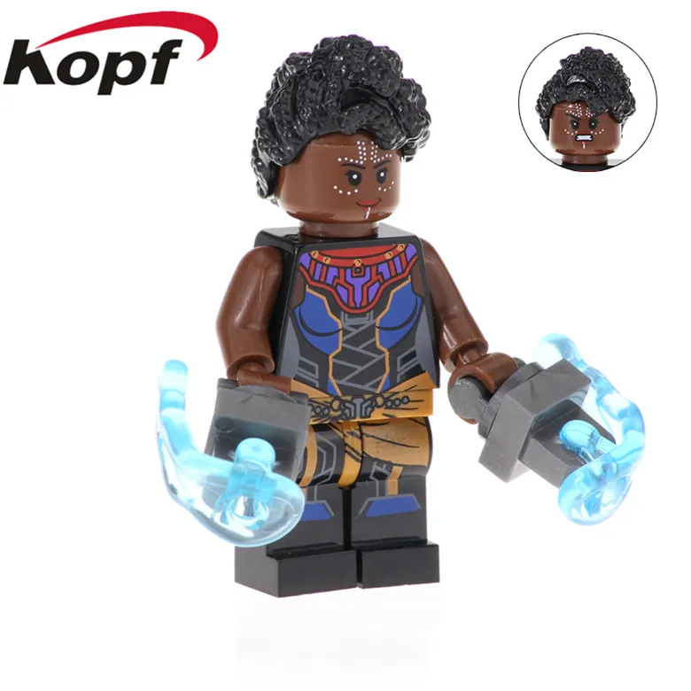 20 шт. Super Heroes Shuri Эрик Killmonger M'baku Улисс Klaw Кирпичи Строительные блоки цифры обучающие игрушки для детей XH 859