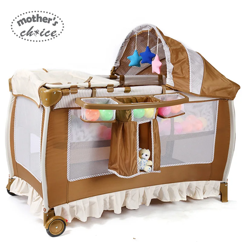 Mother S Choice Folding Baby Crib Portable Multi Function Baby