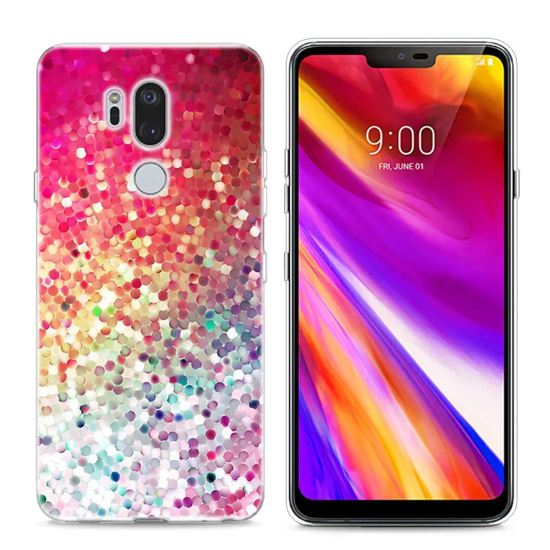 Мягкий прозрачный силиконовый чехол для LG K50 K40 Q8 Q7 Q6 V50 V40 V35 V30 V20 G8 G7 G6 G5 ThinQ Мини Q чехол со стилусом стиль 0193A - Цвет: Style 06