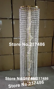 

tall acrylic crystal wedding centerpiece/wedding pillars for wedding decoration 00024