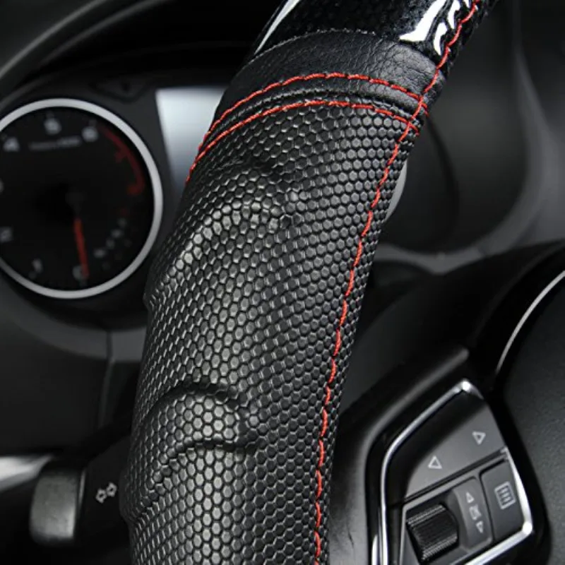 Модные массажные чехол на руль для Seat altea xl Arona Ateca cordoba exeo Ibiza 6j 6l leon 1 2 3 5f mk1 mk2