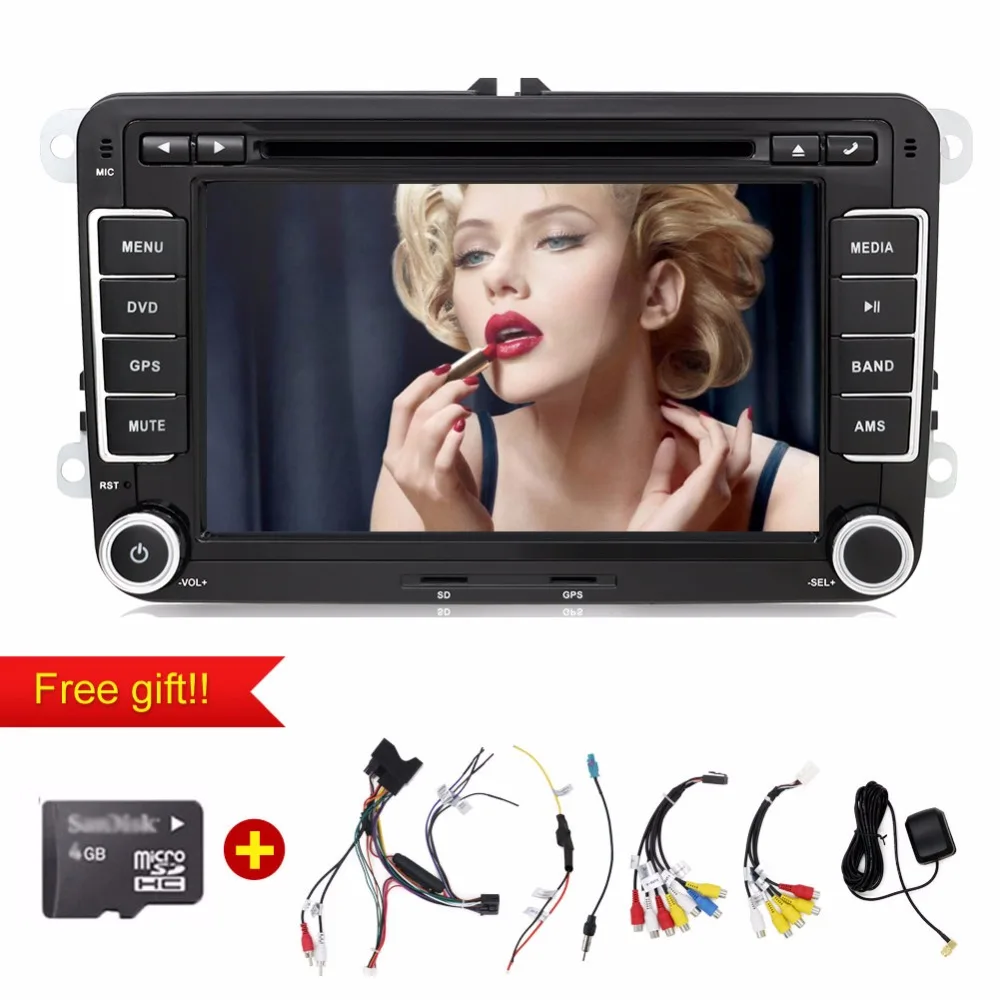 Quad Core Android 7 1 font b car b font dvd player gps 2Din 7 Inch