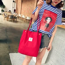 Новые модные женские сумки на плечо, холщовые однотонные сумки с застежкой, модная женская сумка-шоппер с простым дизайном