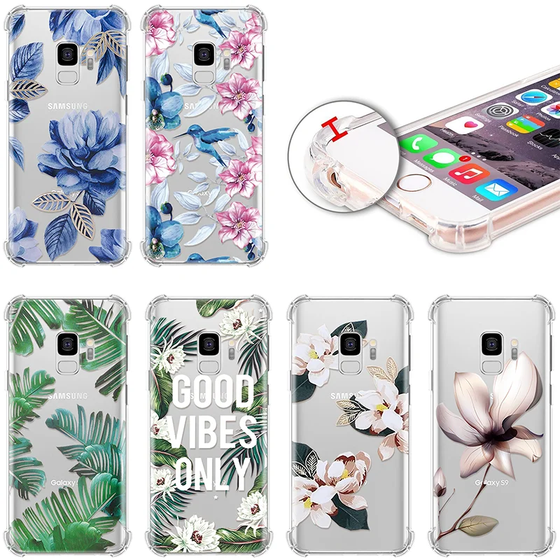 

Flower Luxury Cover TPU Soft For Samsung Galaxy Note 8 9 J2 Pro J3 J4 J6 J7 J8 Pro Duo Max 2016 J5 2017 2018 Prime Airbag Case