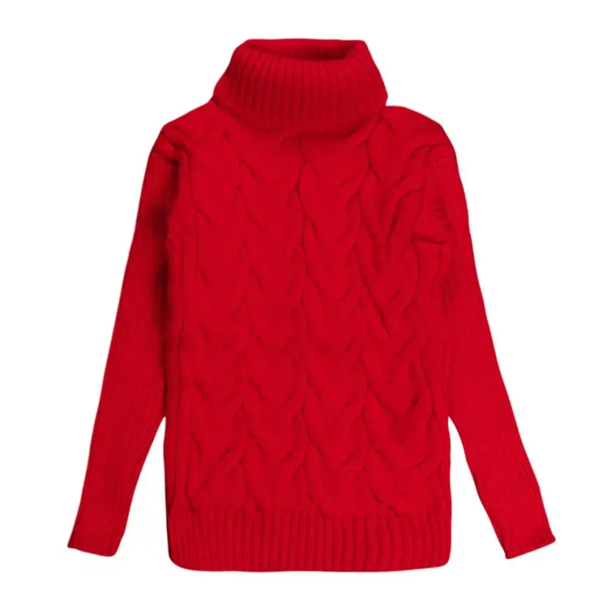 

2017 Boys Girls Turtleneck Baby Kids Sweaters Soft Warm Children's Sweater Coats