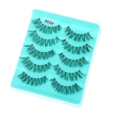 5 пар, потрясающие Накладные ресницы ручной работы, натуральные накладные 3D ресницы, накладные ресницы, инструменты для наращивания макияжа для профессионалов