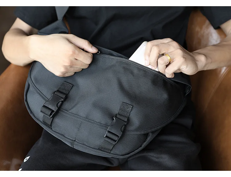 Sacos de Homens Mensageiro Sacolas de Nylon