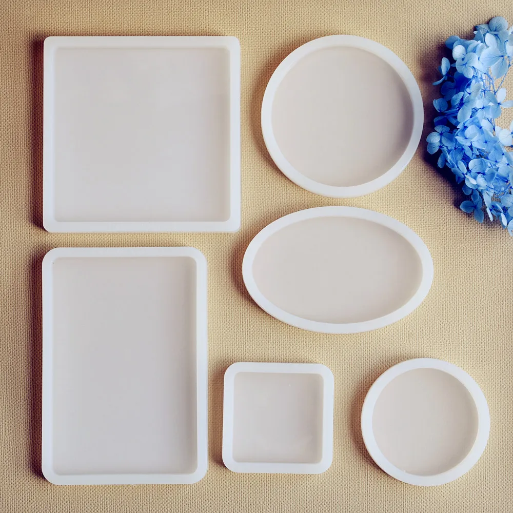 

Silicone comb Mold Resin Silicone Mould handmade DIY Jewelry Making epoxy resin molds Square Round Oval rectangle Scrapbooking