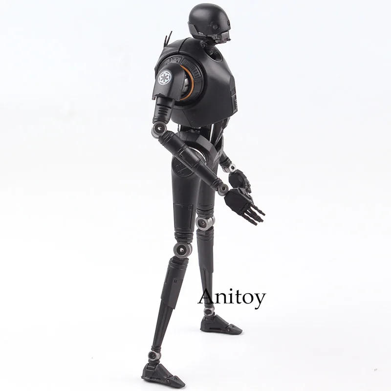 СВЧ Звездные войны фигурка игрушки K-2SO ПВХ Фигурки Коллекционная модель Черная Серия