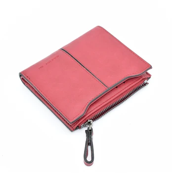 

New Korean Version Is Simple and Fresh Women Wallet Purse Vintage Zipper Hasp Wallet Female Coin Purse Holder New Ladies Wallet