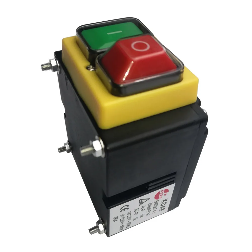 

KEDU KOA8 230V 16(8)A Waterproof Industrial Magnetic Power On Off Push Button Switches for Electrical Equipment Machine