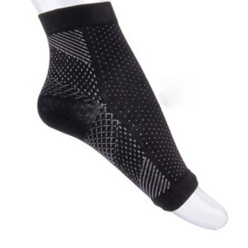 Мягкие новые модные компрессионные теплые нейлоновые Повседневные носки унисекс с открытым носком, 1 пара носки для защиты от артрита