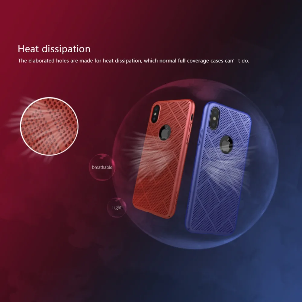 Nillkin For iPhone X Case China Wholesale Luxury Beauty Liwuid TPU PC Smart Blank Mobile Cell Phone Case Store For iPhone X (3)