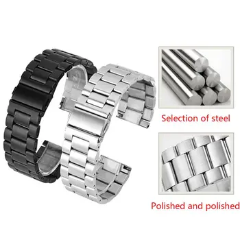 

18MM/20MM/22MM/24MM Stainless Steel Watchband Quick Release Sports Wrist Strap Bracelet Replacement for Asus Zenwatch for Huawei