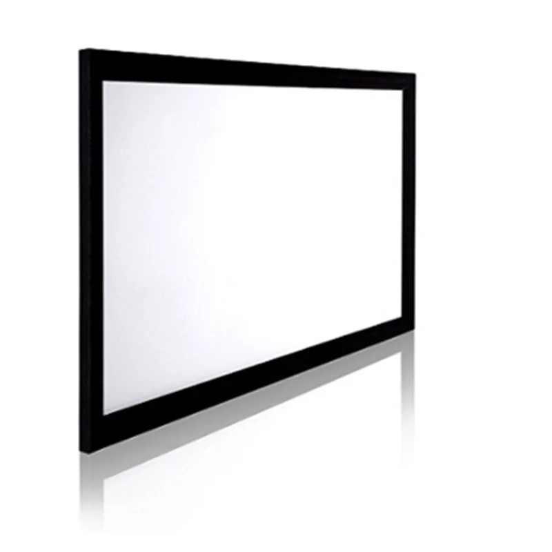 

120 inch 2.35:1 Aluminum Cinema Fixed Frame Projector Screen with Acoustically Transparent Fabric Screen