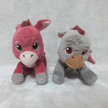 2 шт./лот Шрек третий 25 см dronkey плюшевые красный и серый