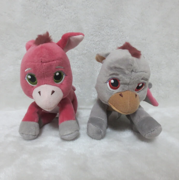 2 шт./лот Шрек третий 25 см Dronkey плюшевый красный и серый|shrek plush|lot plushplush lot |