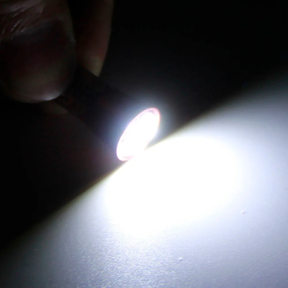 1pcs LED T10 3014 6 SMD LED W5w 194 168 Canbus Non-error Pure White Wedge  (8)