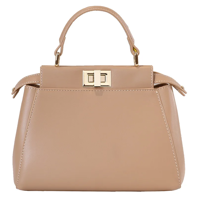 

LOEIL Kitten bag leather female bag European and American fashion Messenger bag leather small handbag lady bag