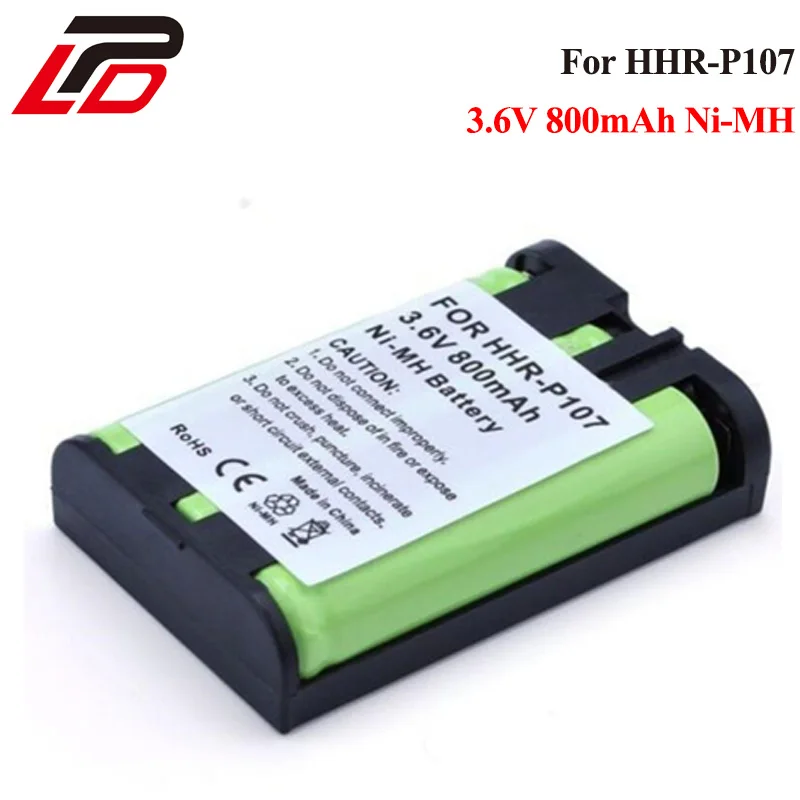 3.6v 800mah Nimh Cordless Phone Rechargeable Battery Hhrp107
