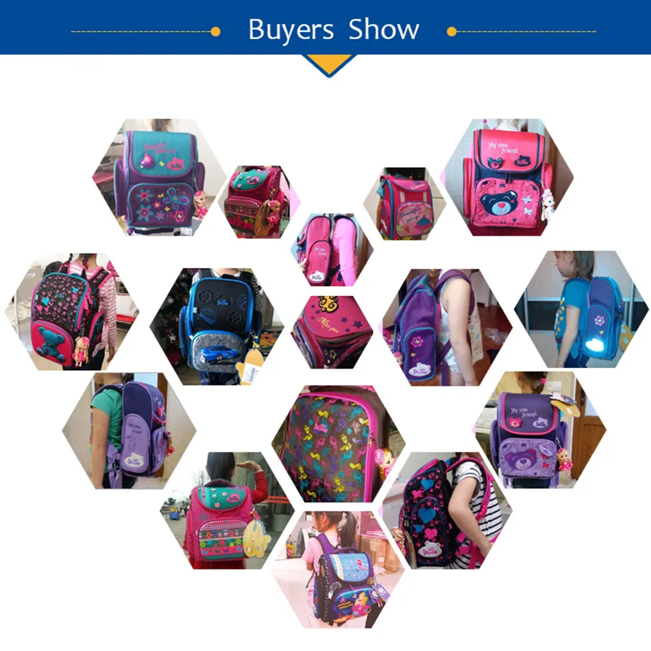 buyer's show of delune school bag