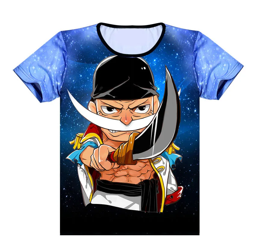 Anime One Piece T shirt Luffy short sleeve clothes male ...