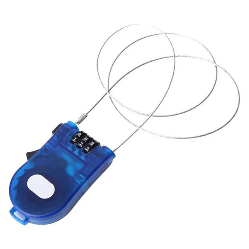 

Resettable 3 Digit Combination Lock Travel Luggage Suitcase Code Padlock Metal Padlock --M25