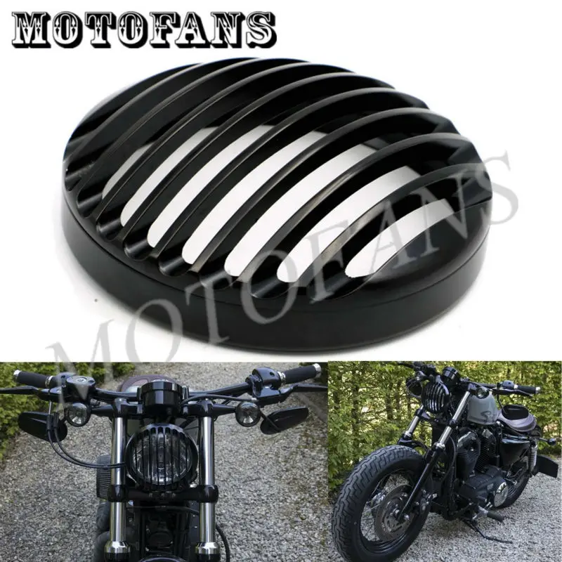 Prix pour Noir Anodisé Phare Grill Couverture Pour Harley Sportster XL883 XL1200 2004 2005 2006 2007 2008 2009 2010 2011 2012 2013 2014 Prix pour Noir Anodisé Phare Grill Couverture Pour Harley Sportster XL883 XL1200 2004 2005 2006 2007 2008 2009 2010 2011 2012 2013 2014