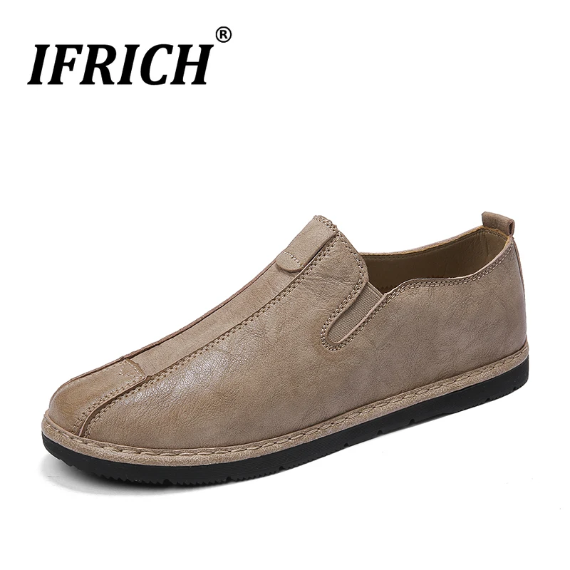 

Spring Autumn Men Driving Moccasin Comfortable Male Casual Shoe Brand Leather Flats Footwear For Mens Fashion Loafers For Men