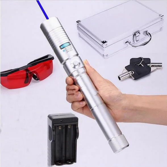 445 450nm 500000m Burning Laser Focusable blue laser pointer burn paper