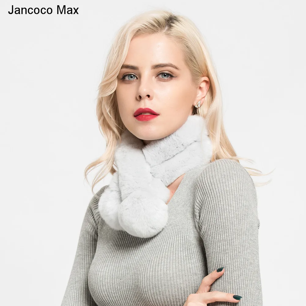 Новинка 2019 зимний женский глушитель Jancoco Max женская модная модель мягкий теплый