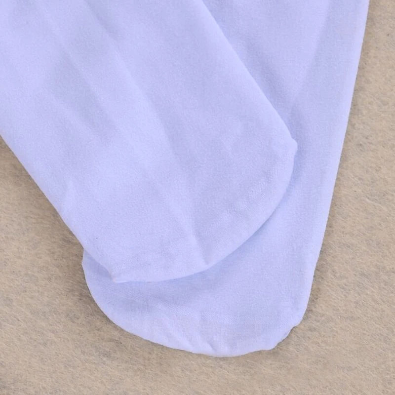 2019 Hot Sale Summer Girls Thin Tights Pantyhose Knee Fake Tattoo Velvet Stocking white Cartoon Kitty Cat 3-10Y