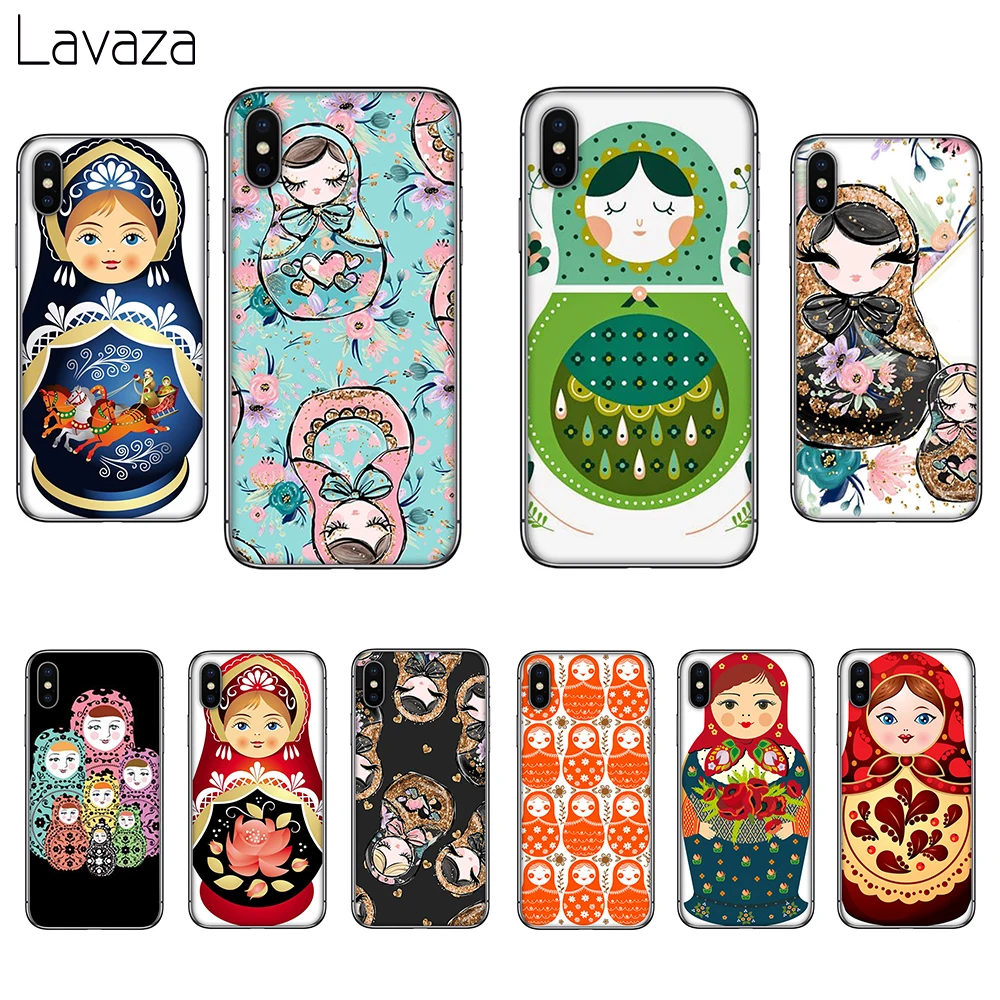Милые русские куклы Lavaza мягкий силиконовый чехол для Apple iPhone 6 6S 7 8 Plus 5 5S SE X XS 11 Pro MAX